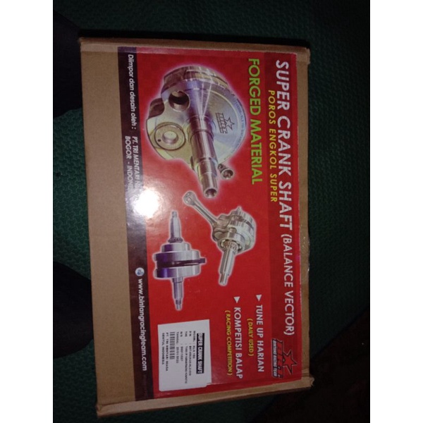 kruk as krek as brt kawasaki klx/super crankshaft brt klx