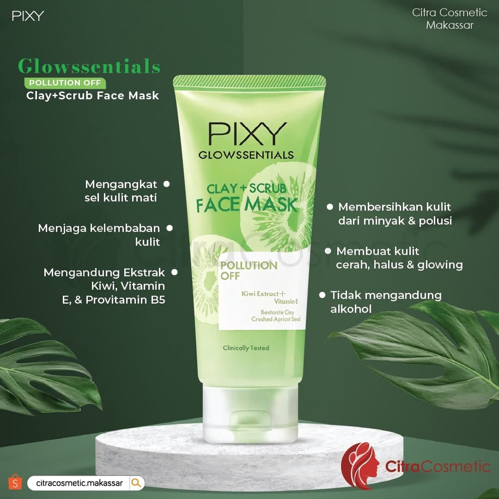 Pixy Glowssentials Series Gel Moisturizer | Scrub Face Mask | Deep Cleansing | Daily Moisturizer | Protecting Mist