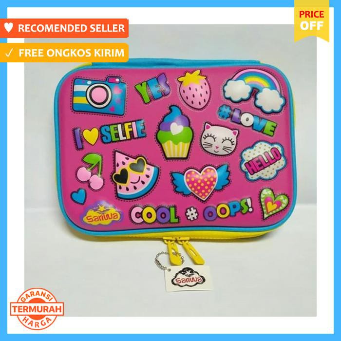 

Tempat Pensil - Anak Smiggle Look A Like Motif Timbul 3D - Alat Tulis