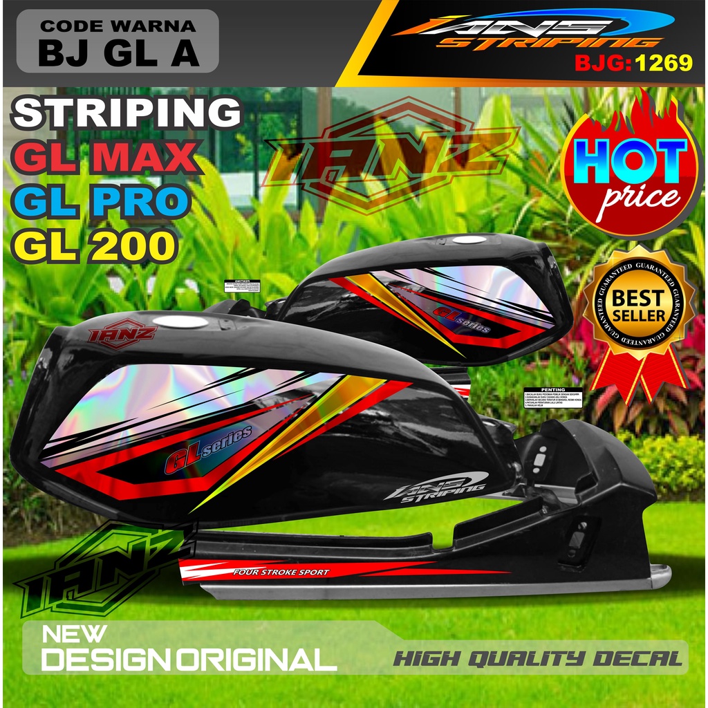 CUSTOM STRIPING GL MAX VARIASI HOLOGRAM / STRIPING GL PRO / STRIPING GL HOLOGRAM