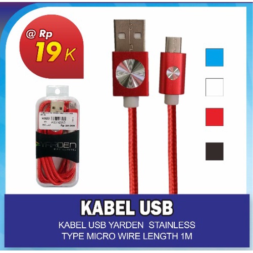 KABEL USB YARDEN BOX MIKA STAINLESS MICRO