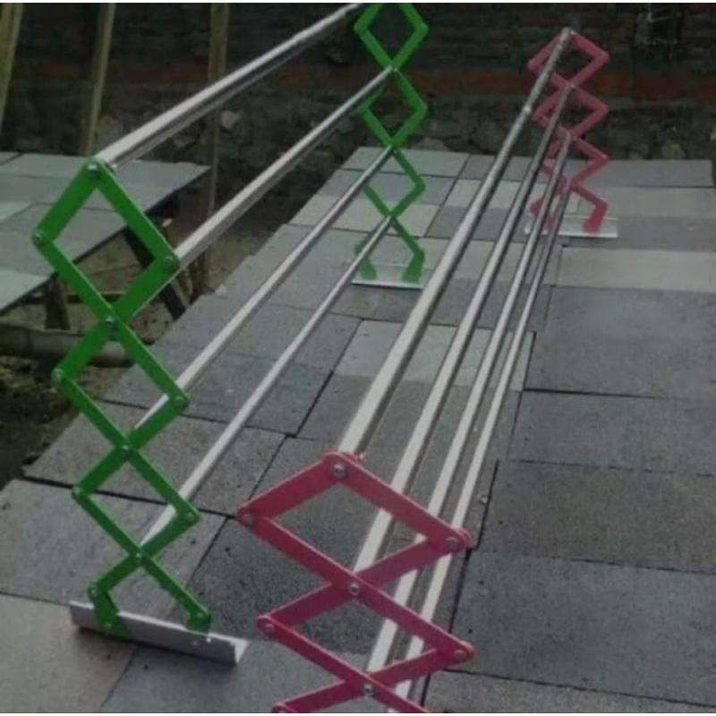 JEMURAN BAJU / jemuran baju lipat / jemuran baju portable / jemuran baju dinding