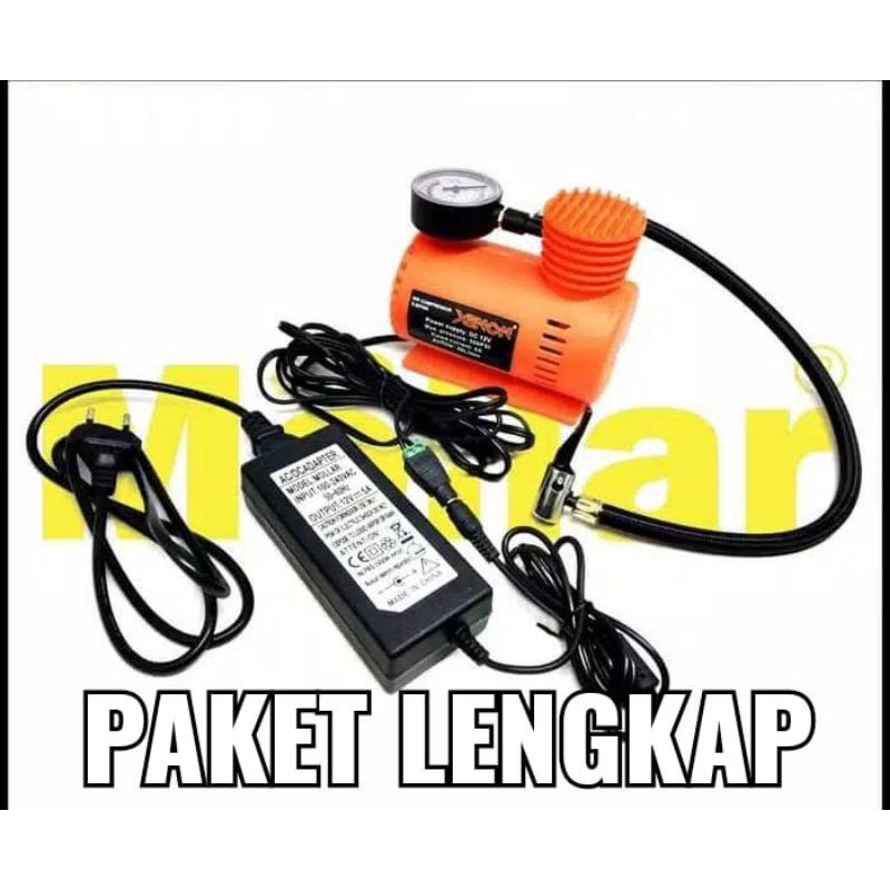 (COMPRESSOR MINI + ADAPTOR)