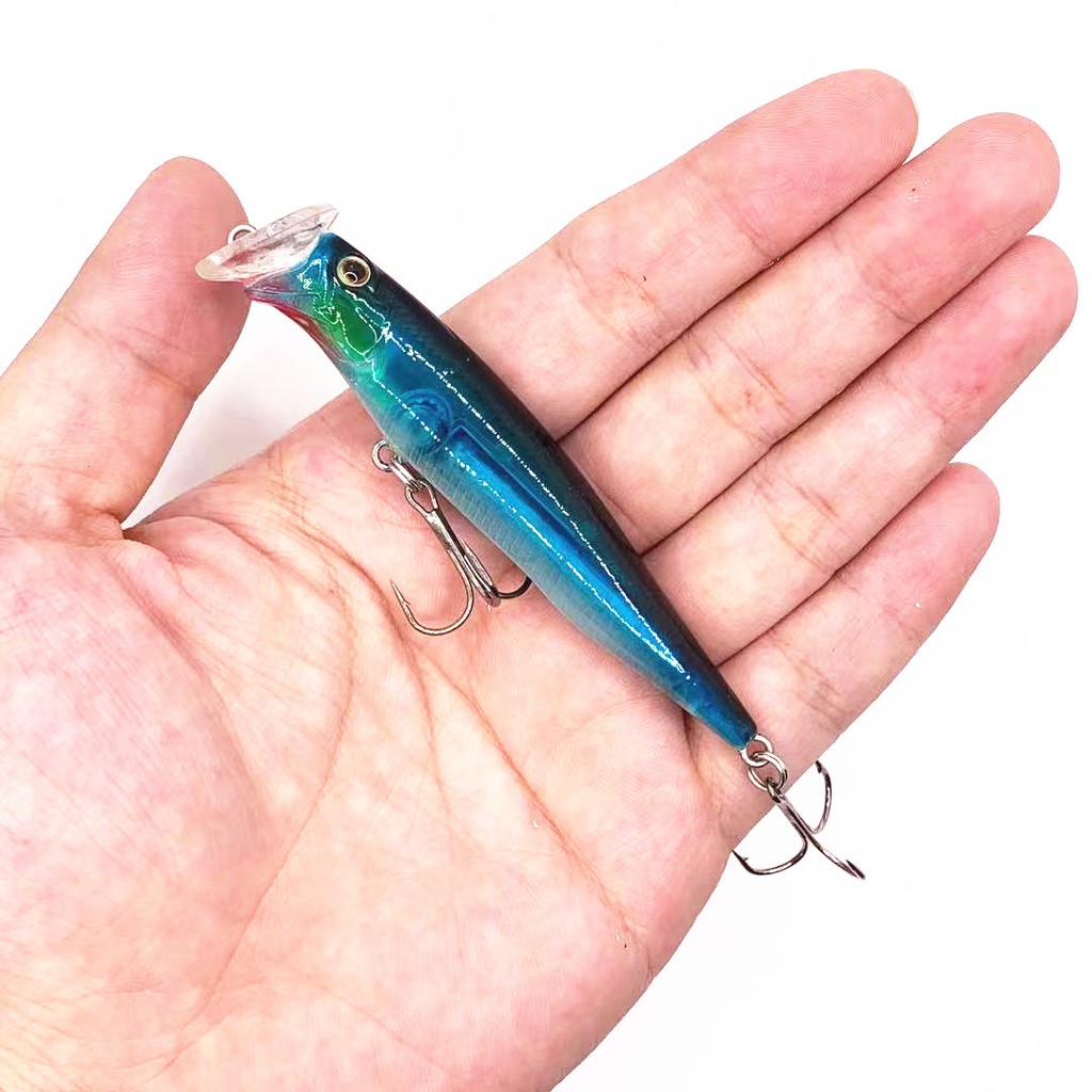 Shengyao 1Pcs Popper Umpan Pancing 9cm 18.5g Swimbait Fishing Lure Ikan Bass Wobbler Sinking Kail Memancing Tackle