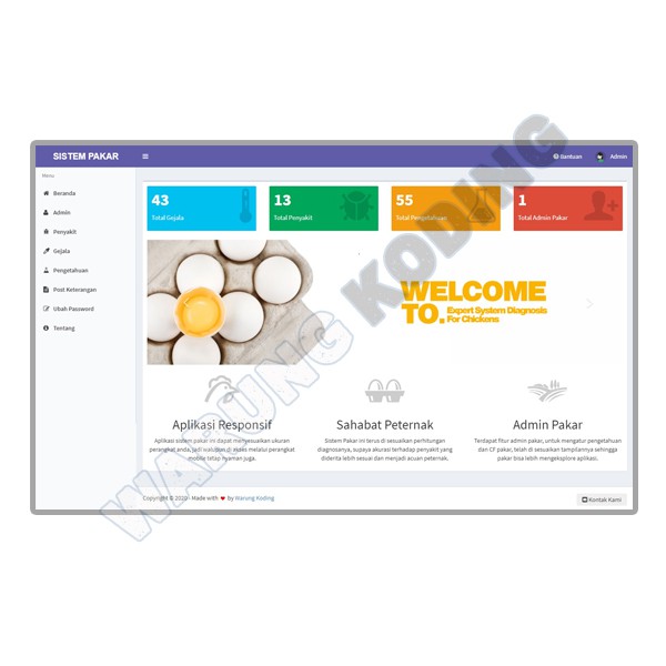 Source Code Aplikasi Sistem Pakar Metode Certainty Factor