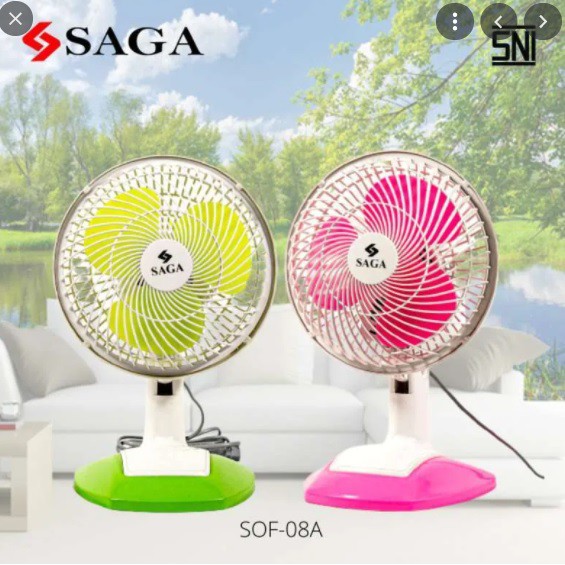 Kipas Meja Saga 8 Inch-Desk Fan Saga SOF08A