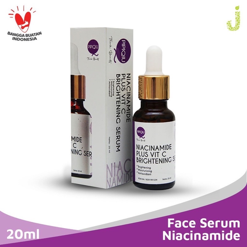 Serum Pencerah Wajah Vit C / Niacinamide Plus Vit C Pipiqiu Promo Sen