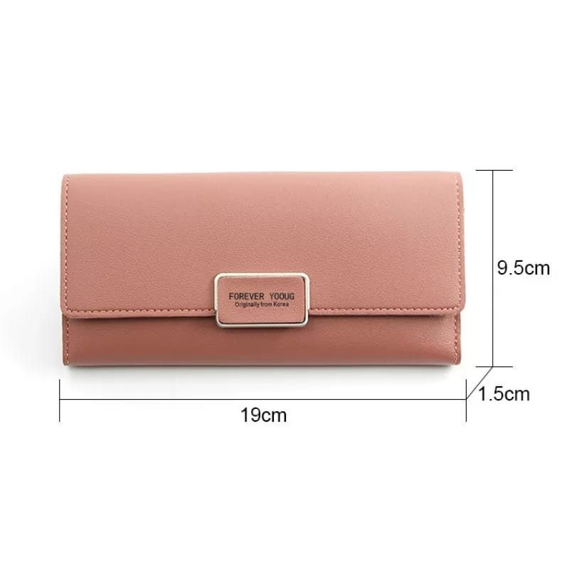 Dompet Wanita Panjang Lipat ForeverYoung Korea IMPOR Wallet Cewek