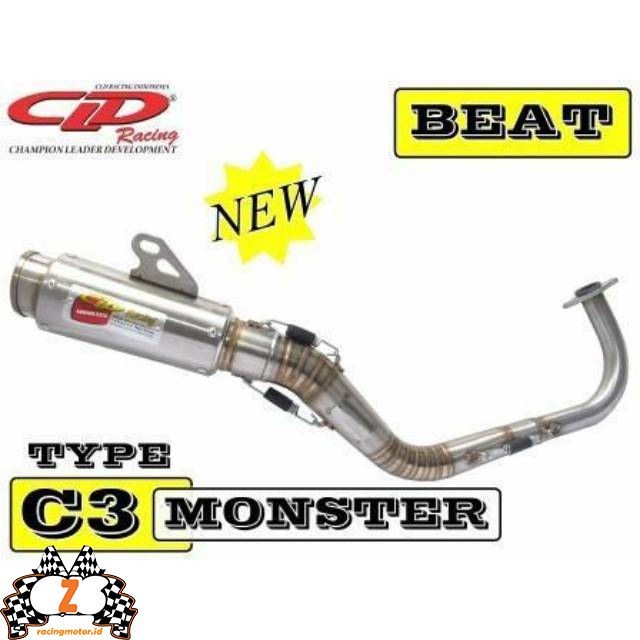 Knalpot Beat CLD Racing C3 Monster Race Original