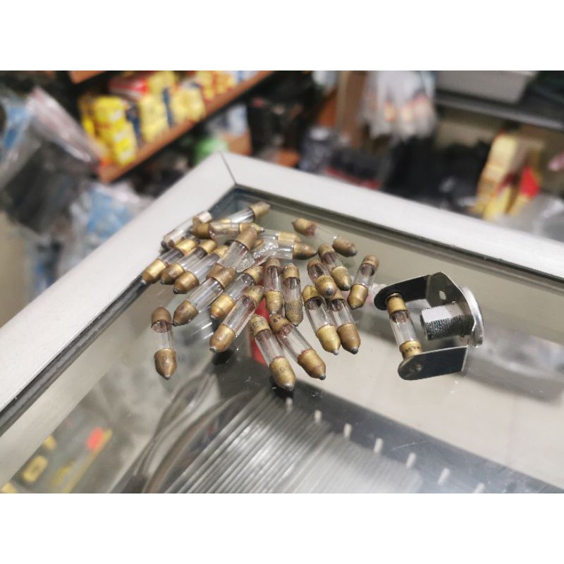 Bohlamp kapsul Giok Bagol dan Speedo vespa Super Sprint VBB Original pin kuningan nos