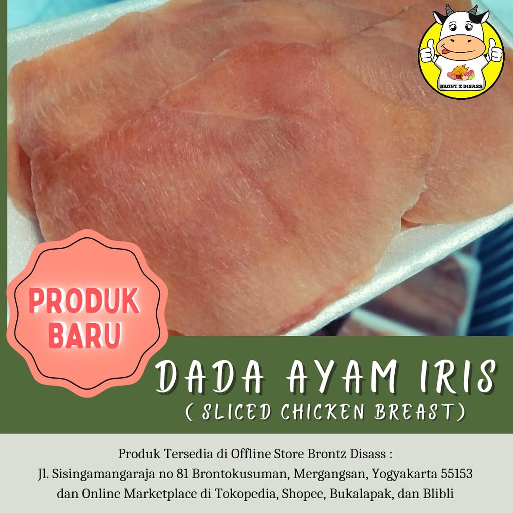 

FROZEN FOOD DADA AYAM SLICE DADA AYAM IRIS DADA AYAM GILING TANPA TULANG - DISASS JOGJA
