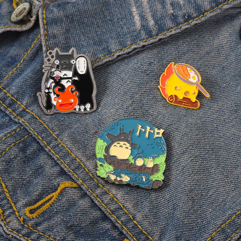 Bros Pin Enamel Desain Kartun Anime Protagonist 3 Gaya Untuk Hadiah