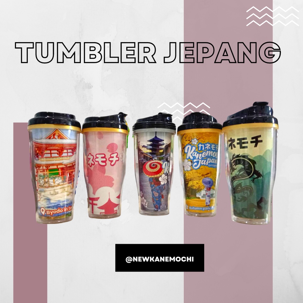 Jual Souvenir Tumbler Unik Khas Jepang Oleholeh Original by Kanemochi