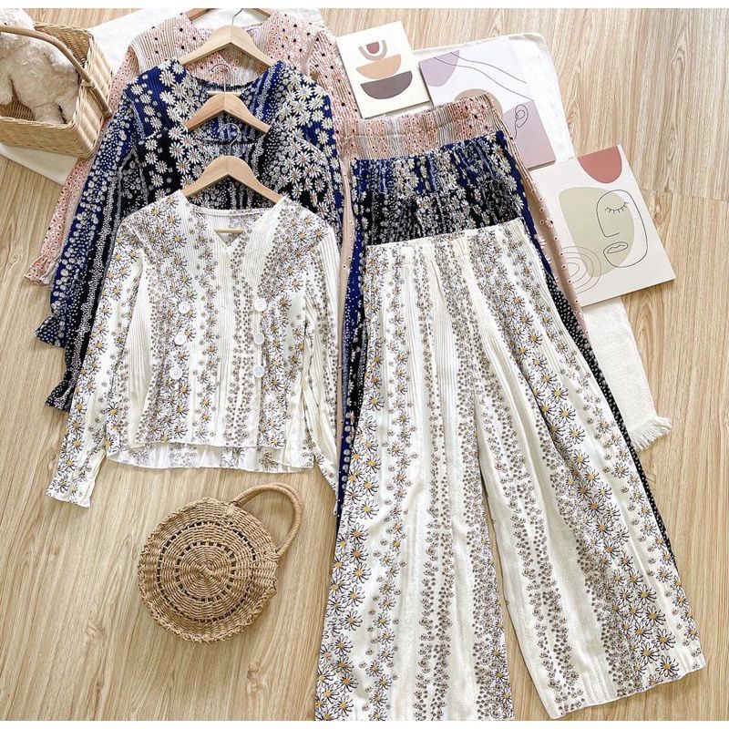 SALE SISA 3PCS TABITA SET/SET PRISKET KULOT IMPORT/SET BKK