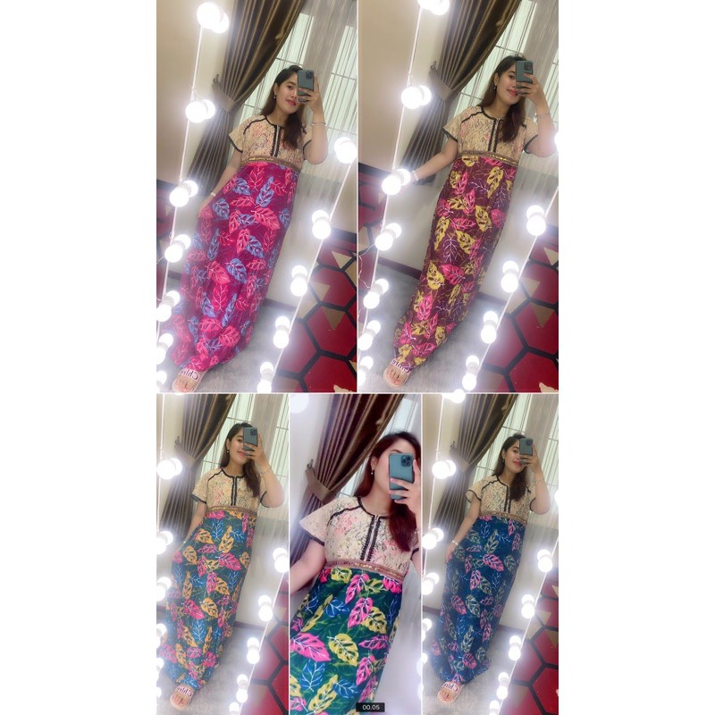 Daster Monstera/ daster janda bolong