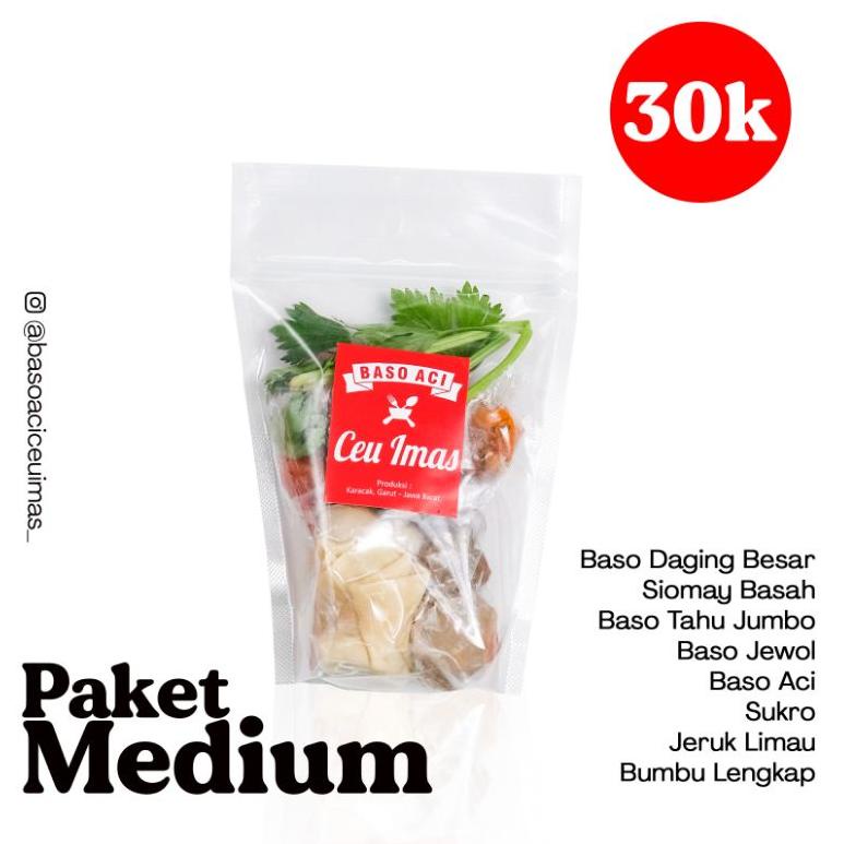 

☛ Cuma satu hari!! BASO ACI CEU IMAS (ASLI) PAKET MEDIUM .,.,