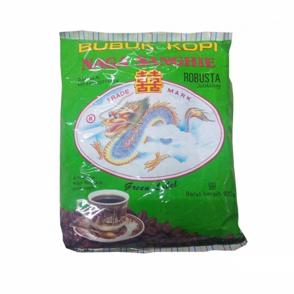 

Kopi NAGA SANGHIE Green Label 500gram - Robusta