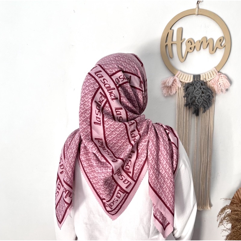 JILBAB SEGI EMPAT VOAL MOTIF ISABELLE LC LASER CUT KODE L2