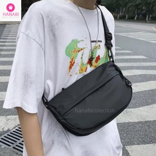 HANABI - Tas selempang unisex BOXY tas ootd / tas casual