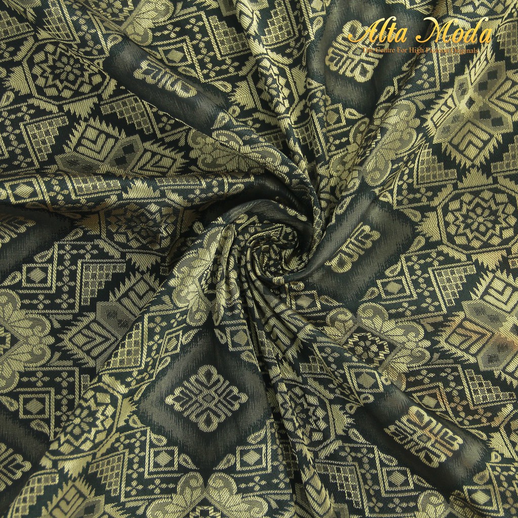 

Alta Moda Songket Motif Vintage Klasik Hitam (1M)