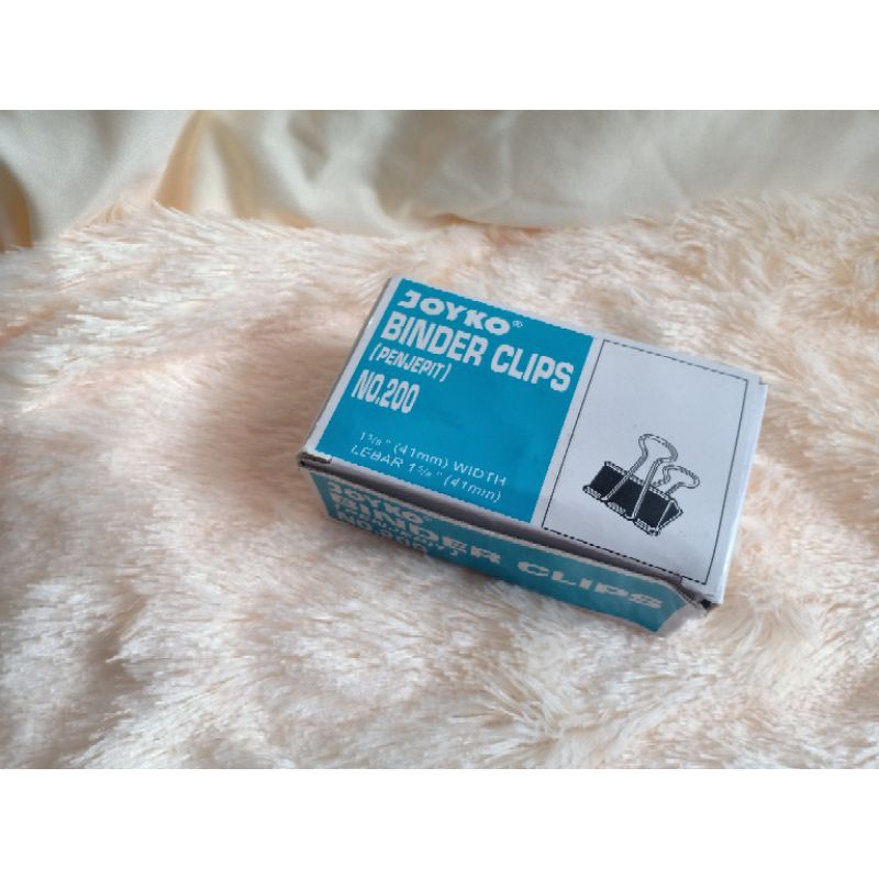 

JOYKO BINDER CLIPS (PENJEPIT) NO.200