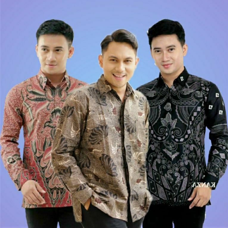 PREMIUM BEST SELLER MODERN Batik Pria Lengan Panjang Bagus Mahal Terbaru Murah Solo Jawa Kondangan.