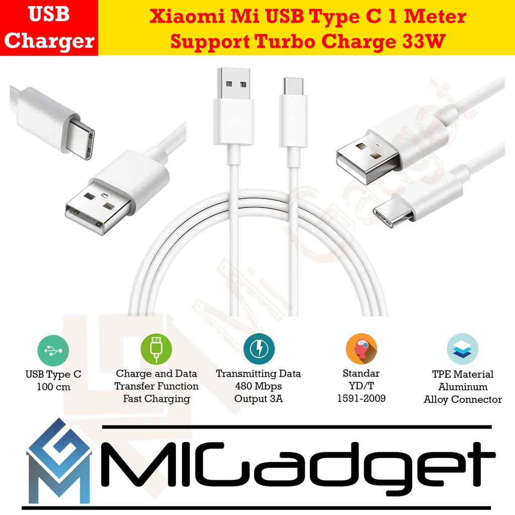 Xiaomi USB-C USB Type C 1m Charge