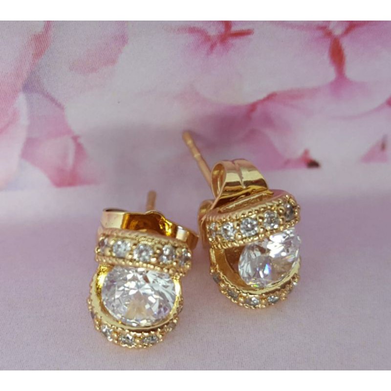 anting xuping lapis emas