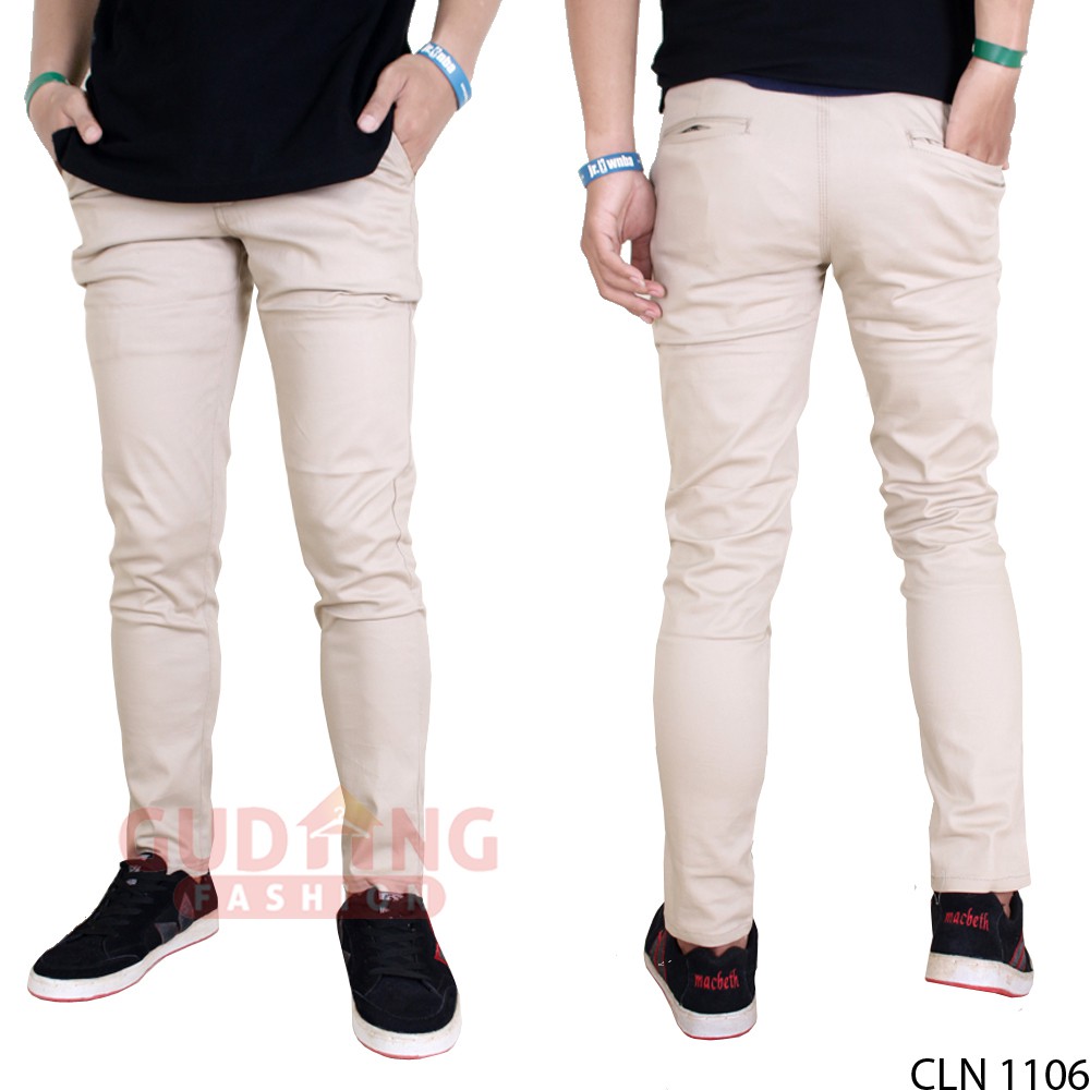 Celana Chino Pants Pria Keren Panjang Casual - CLN 1106