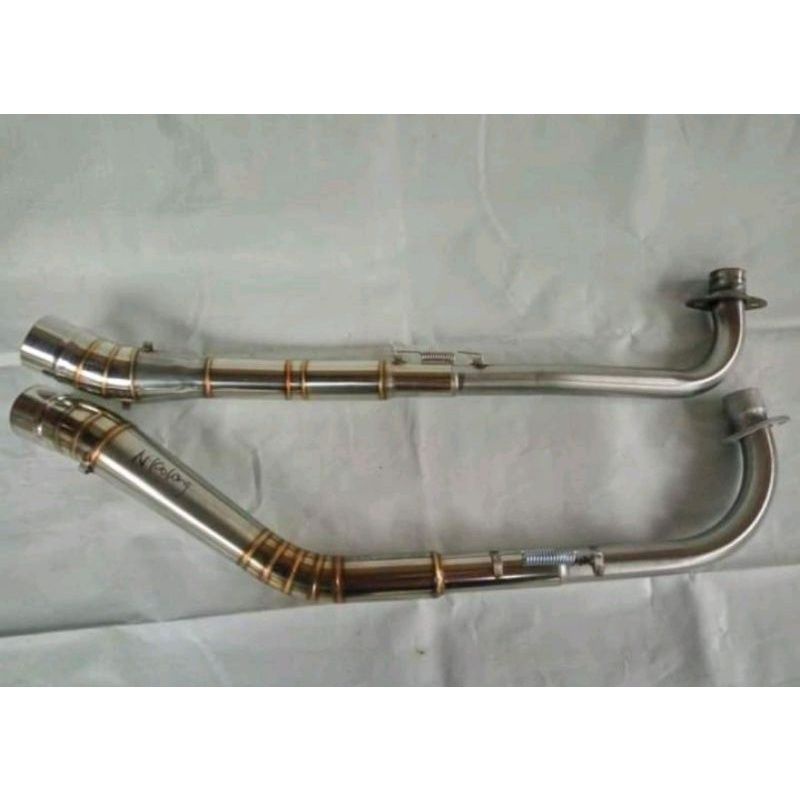 Header/Leher knalpot 2 variasi buat all motor bebek diameter 50 mm