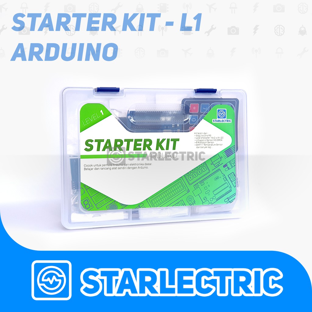 Starter Kit for Arduino - Uno Compatible - Pemula - Belajar Arduino