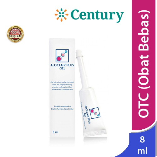 Aloclair Plus Gel 8ml / Sariawan / Salep Sariawan / Obat Sariawan /