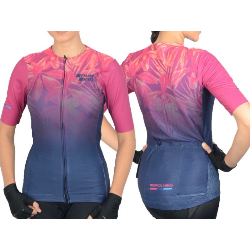 PVR Jersey Roadbike Pendek XC Woman Tropical