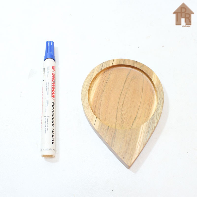 Teakwood Coaster / Tatakan Kayu Jati Premium