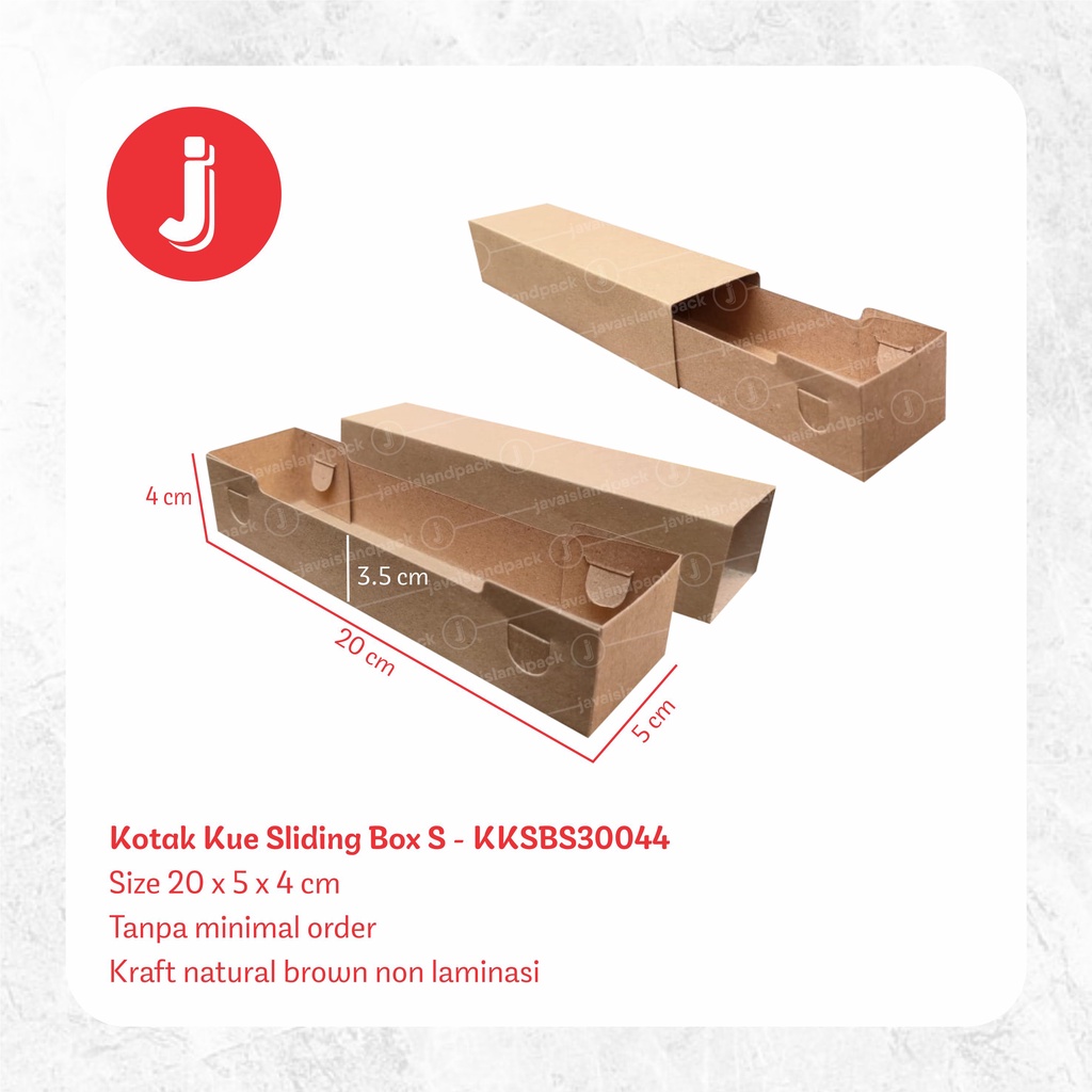 Kotak Kue Sliding Box S - KKSBS30044