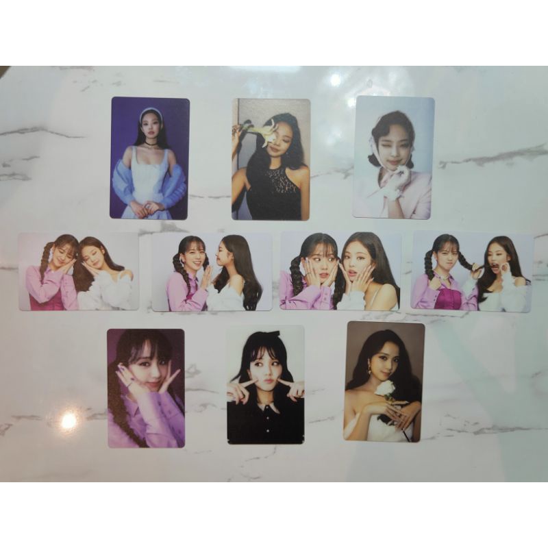 [SHARING] Welcoming Collection Blackpink 2022 WC22 Jennie Jisoo Photocard PC unit jensoo