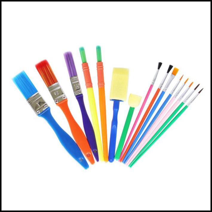 

Diskon 15Pcs Set Paint Brush Anak Kuas Lukis Graffiti