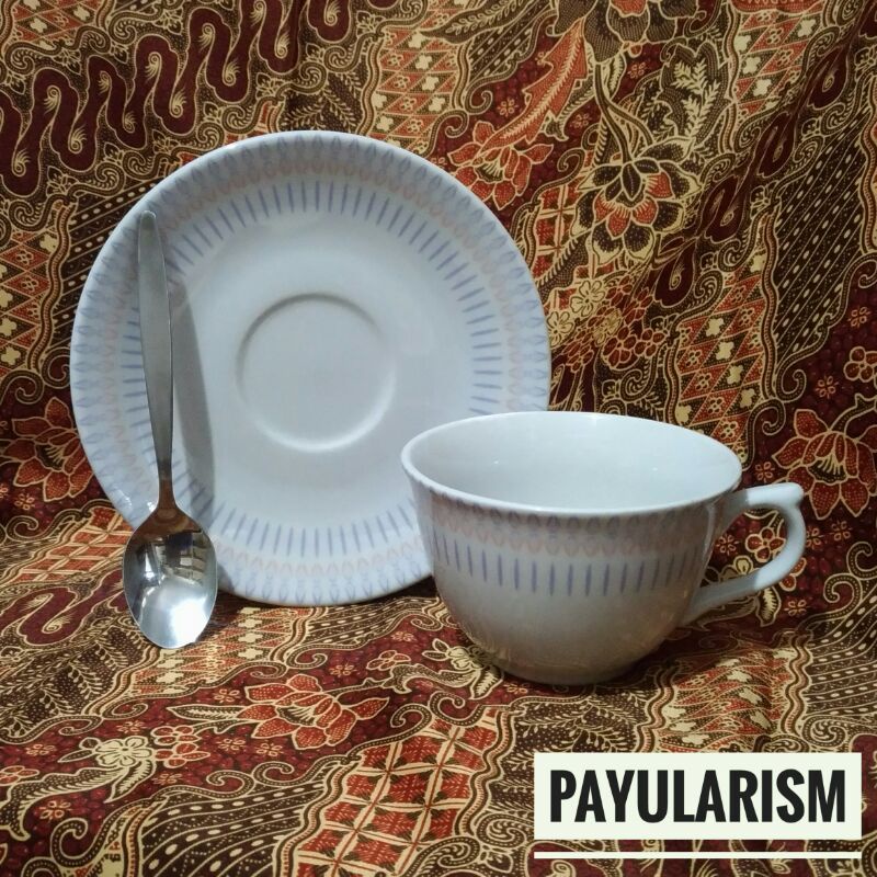 KOPIN CANGKIR SET 1, CANGKIR PORSELEN, CANGKIR MOTIF