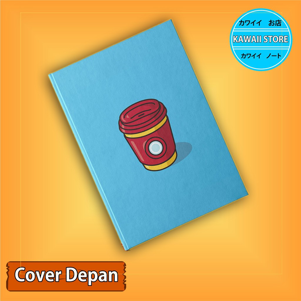 

Notebook / Pocket book Hard Cover Marvel MUG IRON MAN uk A5 & A6 / Notes Book