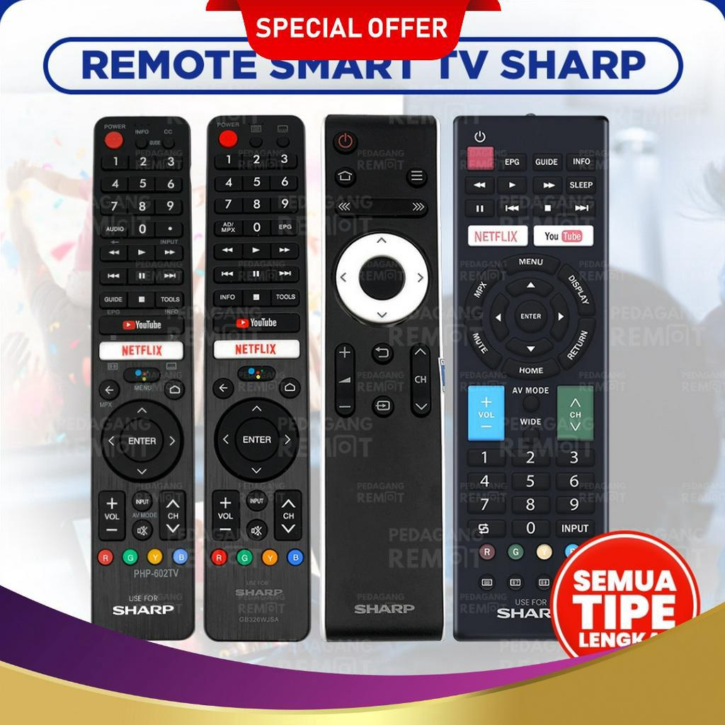 PRODUCT TERPOPULER REMOT REMOTE TV SHARP ANDROID SMART TV