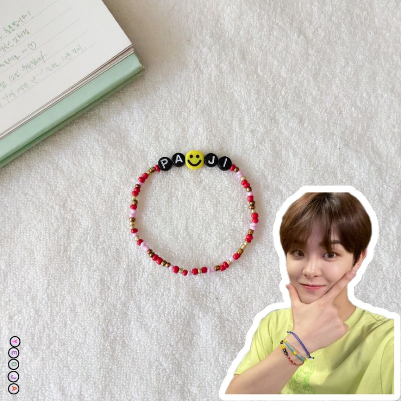 GELANG MANIK MANIK MOTE JIHOON TREASURE / BRACELET BEADS IDOL KPOP TREASURE JIHOON