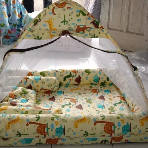 Bayi-Kelambu- Kasur Tenda Bayi Kelambu Set -Kelambu-Bayi.