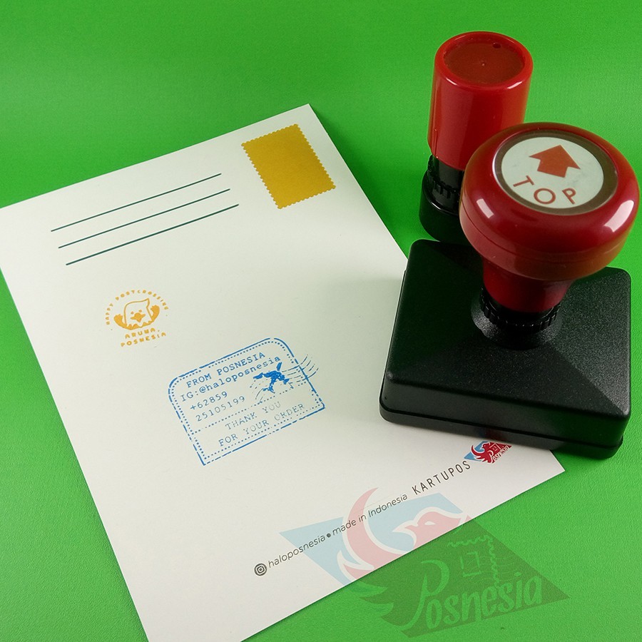 

Custom - Stempel Flash Posnesia untuk stempel Kartu Pos/ Amplop - Free Editing