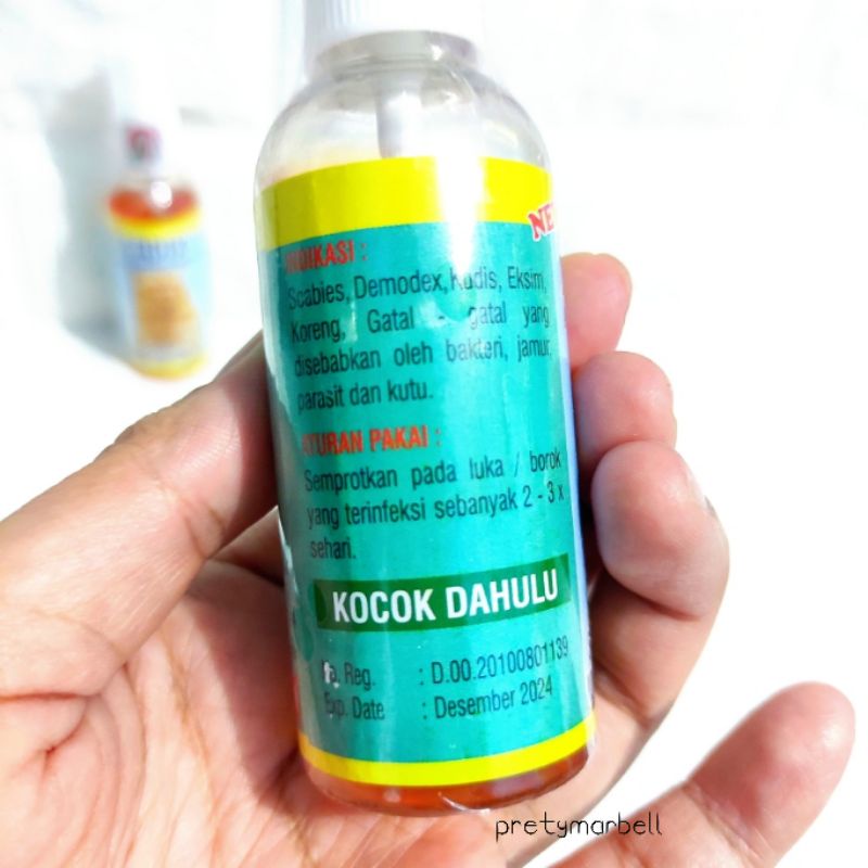 Scadix Spray Obat Jamur Scabies Kudis Kucing 60ml