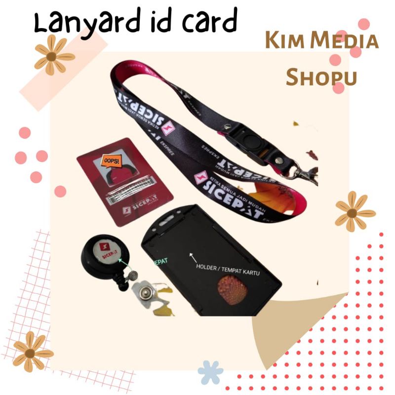 

Lanyard Tali id card paket lengkap bisa satuan