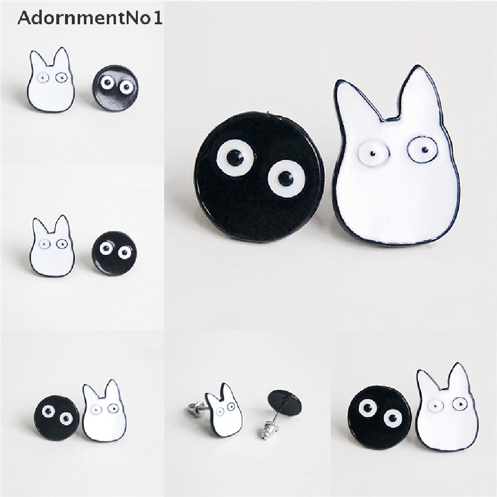 (AdornmentNo1) 1 Pasang Anting Tusuk Bentuk Kartun Totoro Untuk Wanita