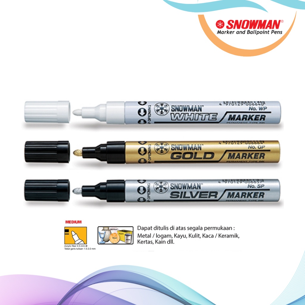 

PAINT MARKER / SPIDOL CAT SNOWMAN BESAR