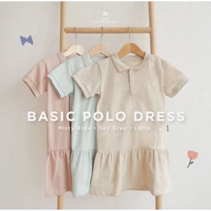 Little Palmerhaus Basic Polo Dress 1-6 Tahun - Dress Bayi &amp; Anak