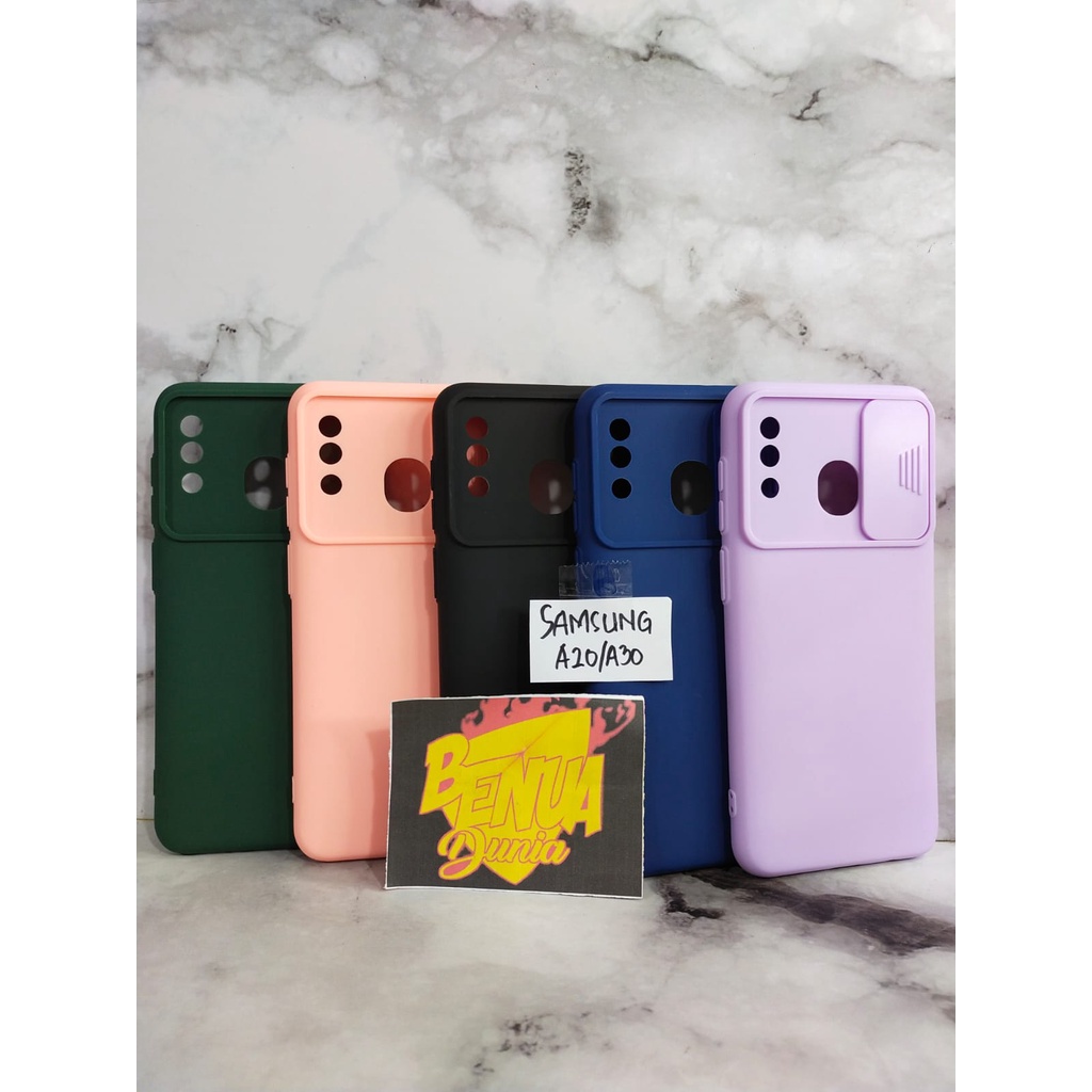 CASE SLIDE OPPO A55 4G // CASE SLIDE MACARON PLUS RING KAMERA OPPO A55 4G - BD