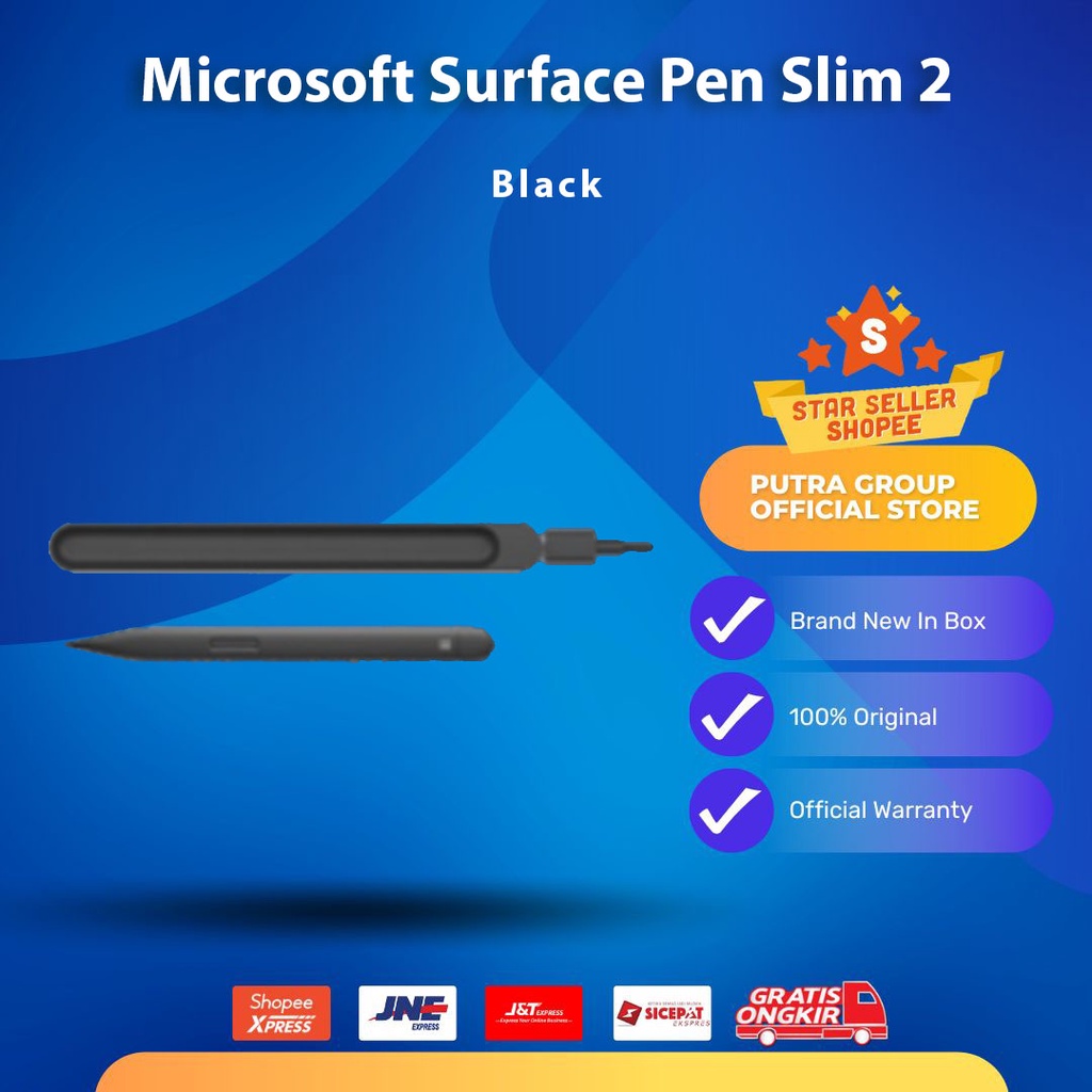 Microsoft Surface Slim Pen 2 2nd Gen Garansi Resmi 1 Tahun